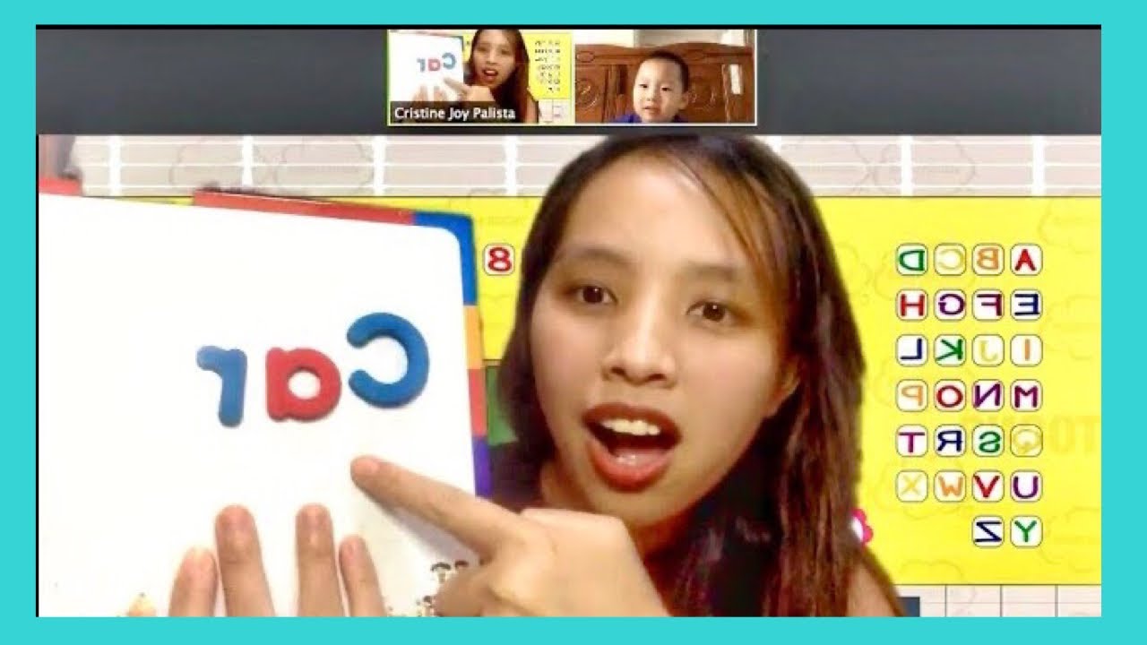 An actual online class | Teaching Phonics to a 3-yr old Chinese