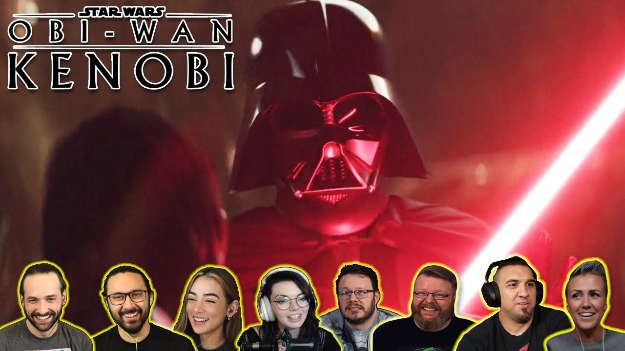 Reactors Reaction to DARTH VADER FIGHTING REVA |  Obi-Wan Kenobi Part 5