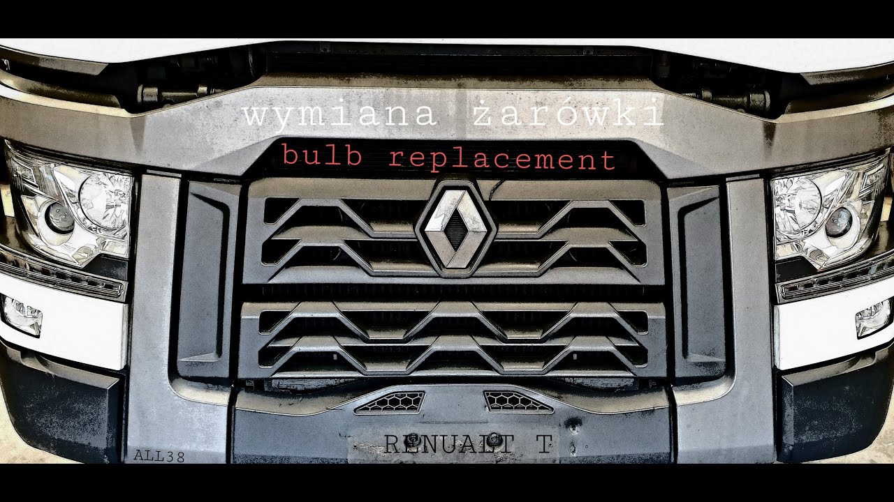 Change of a light bulb Renault T/Wymiana żarówki Renault T