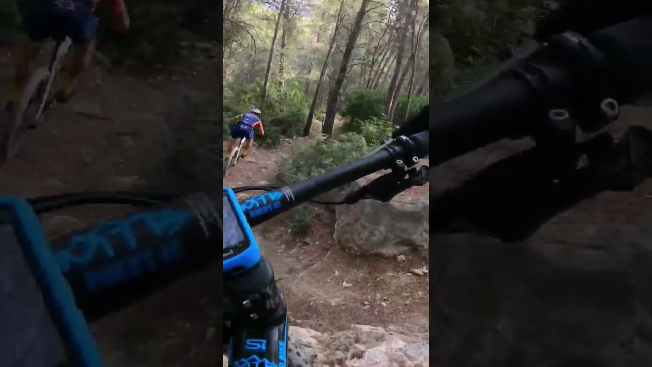 ⚠️Technical descent🤯 Costa Blanca Bike Race 💪 #costablancabikerace #descent #technical #enduro