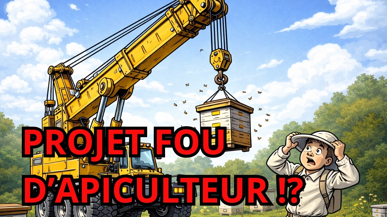 Projet fou d’apiculteur : je construis une grue pour mes ruches – Partie 1