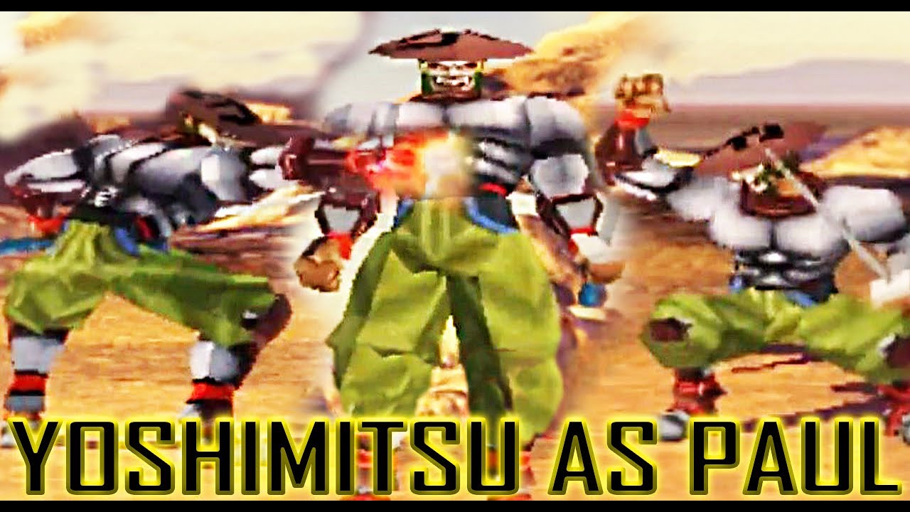 [TAS] Yoshimitsu With Paul's Moves Gameplay - Tekken 2 (Arcade Version) (Requested)
