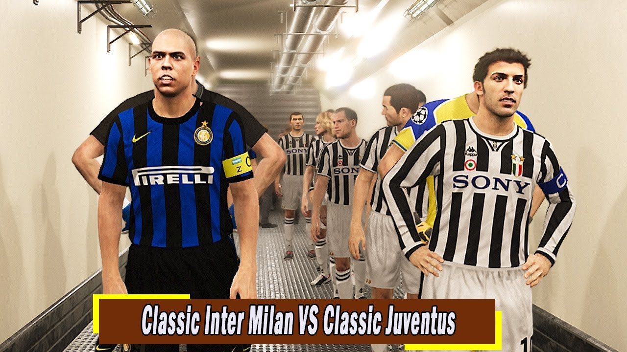 PES 2021 - Classic Inter Milan VS Classic Juventus - Ronaldo Hat-Trick FT Adriano, Delpiero, zidane