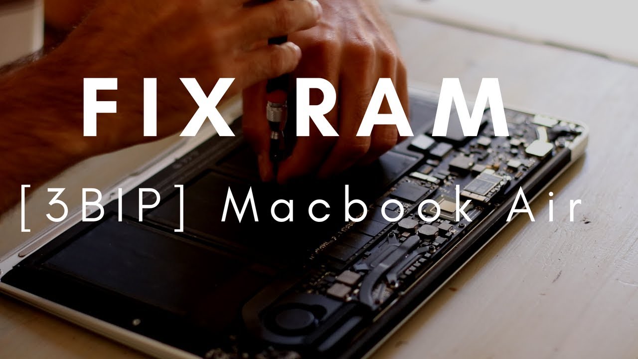 réparer 3 bip Macbook air //RAM // fix 3bip problem on macbook air