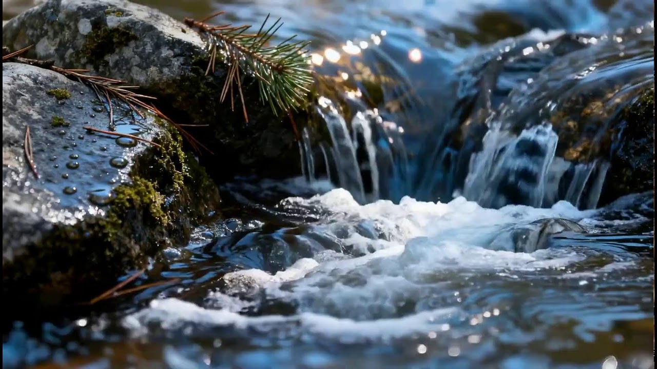 LIVE: Cascading Forest Stream | Relaxation & Focus | White Noise Room 4K