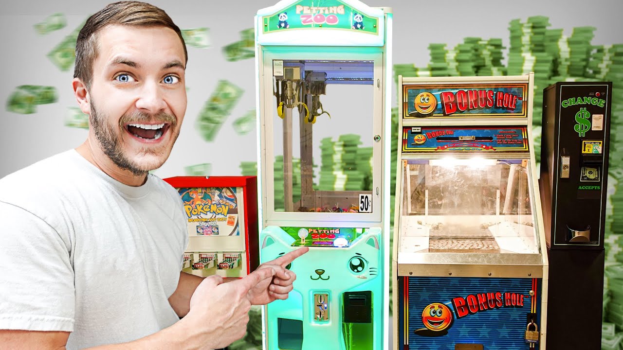 Collecting Money From Our Mini ARCADE!