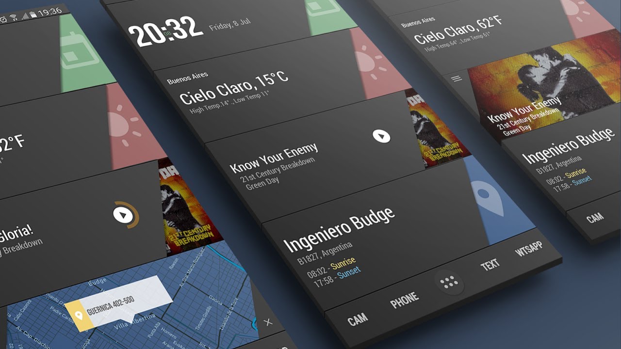 SwipeFlat for Klwp
