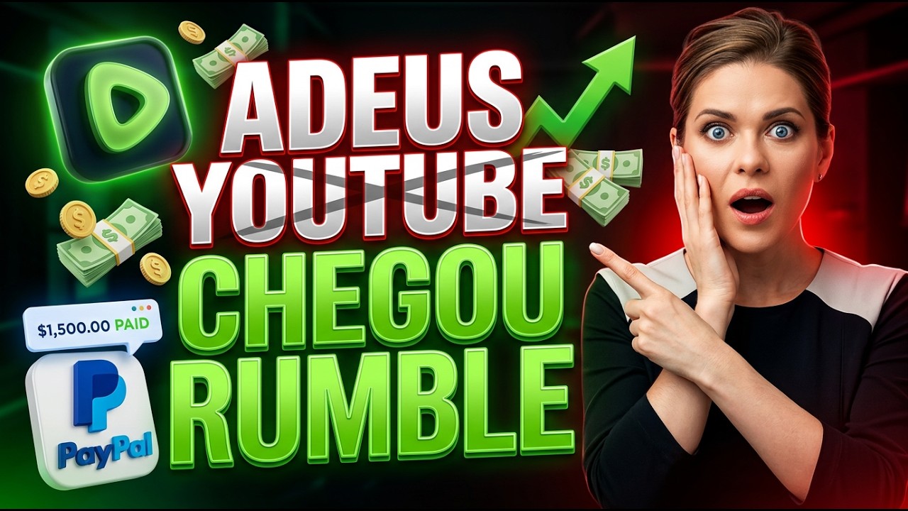 Adeus YouTube? Chegou RUMBLE, Nova Plataforma de Vídeos