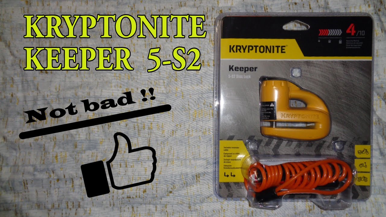 #368 Kryptonite Keeper 5-S2 Disc Lock
