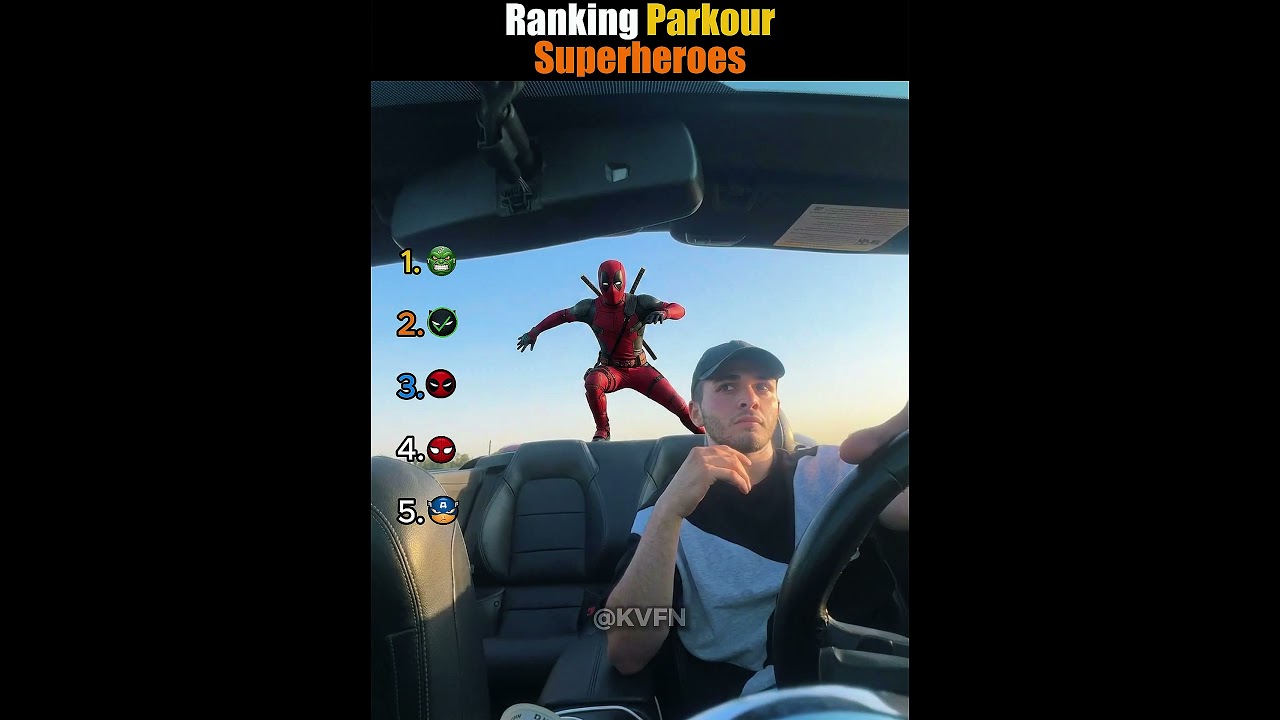 Ranking Parkuor Superheroes