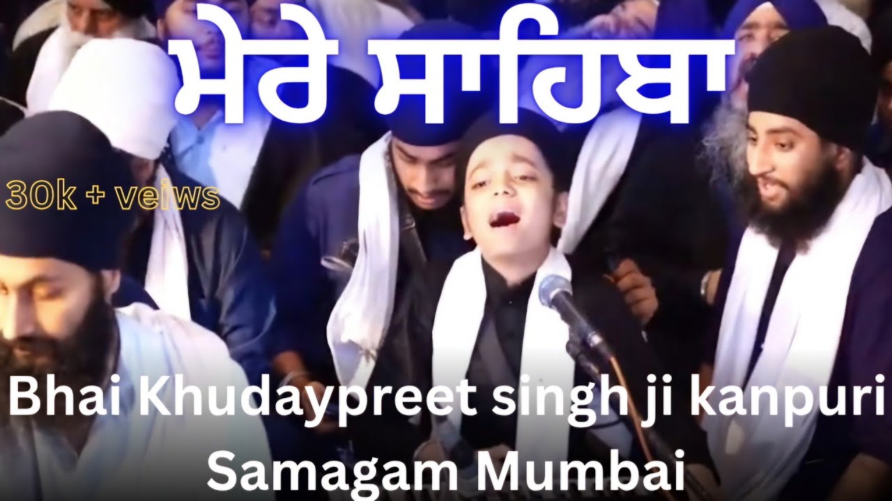 Bhai Manpreet Singh Ji Kanpuri with his son Khudayepreet Singh, Mumbai Akj Samagam