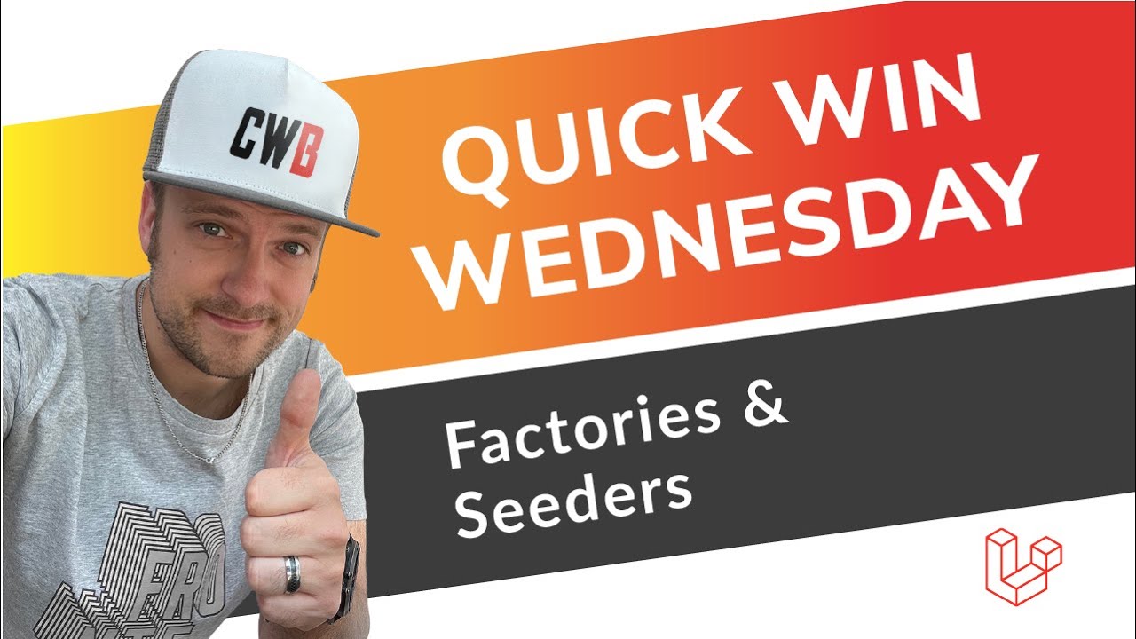 Как использовать фабрики и сеялки в Laravel | Учебное пособие | Quick Win Wednesday #QWW
