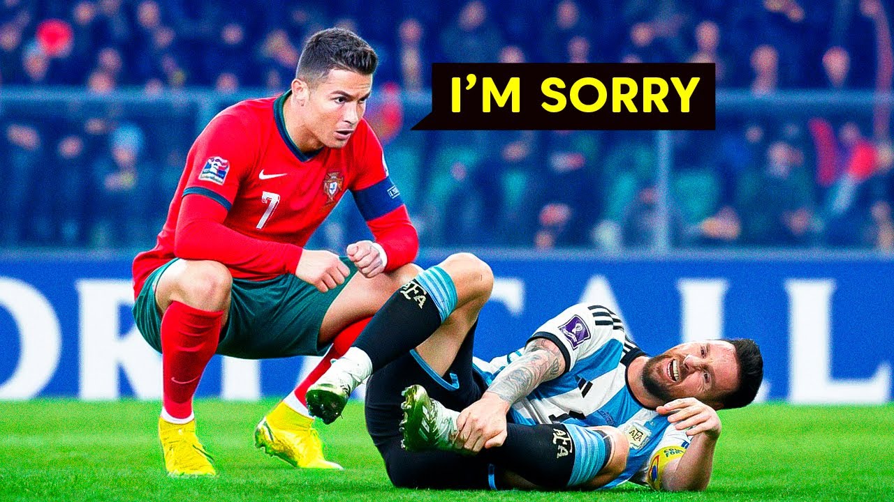 Ronaldo and Messi RESPECT Moments in Football