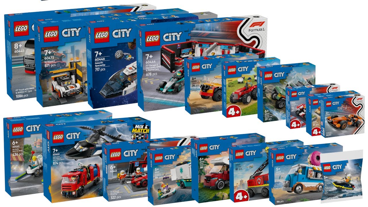 LEGO City Compilation All January 2025 Sets | Speed Build Review