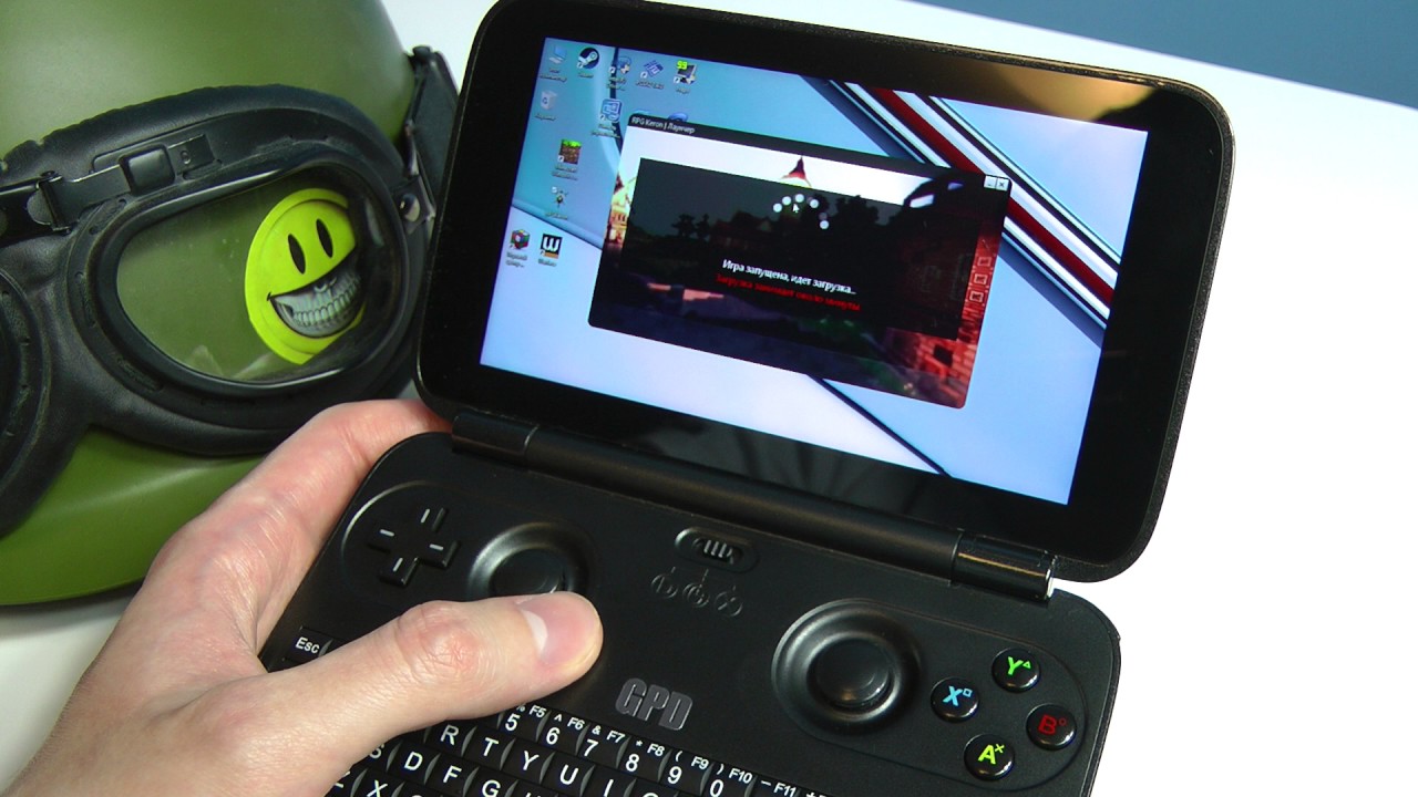 GPD WIN - RPG Keron and Minecraft: Windows 10 Edition (framerate test)