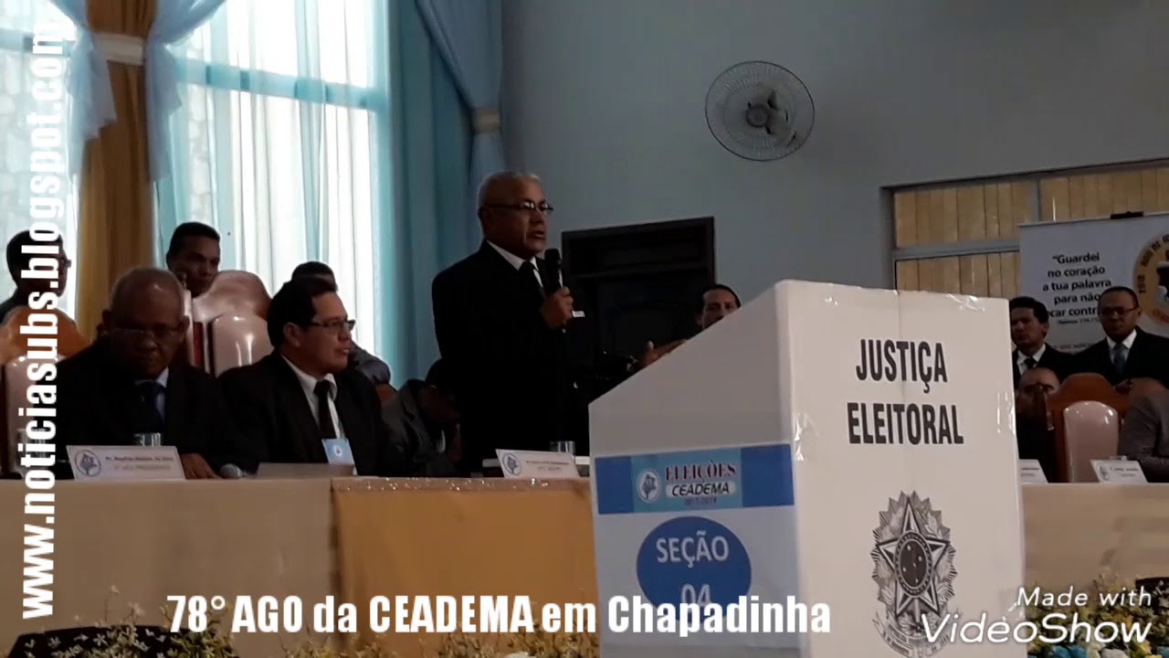 Pastor Elias Lima Concorre 3&deg; Vice Presid&ecirc;ncia da CEADEMA