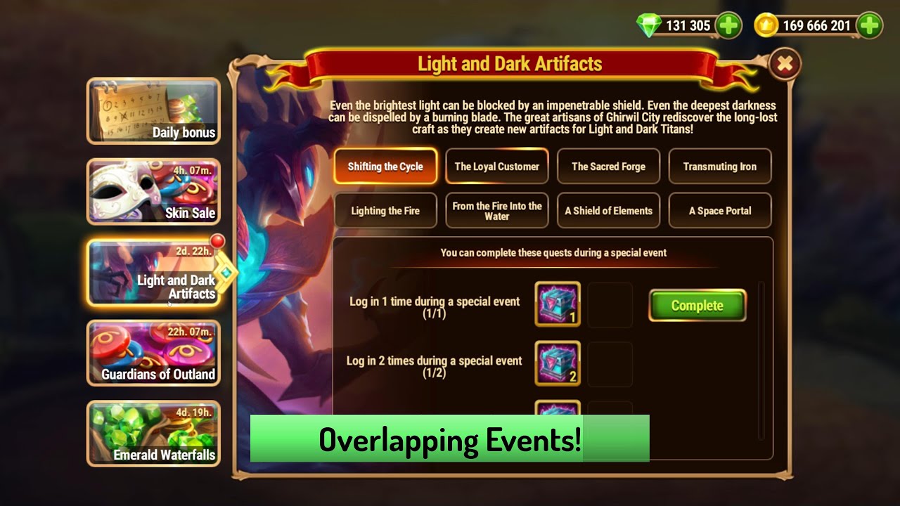 Hero Wars &mdash; Light and Dark Artifacts is Back!