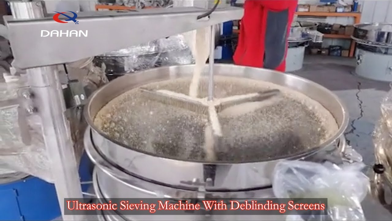 Ultrasonic Sieving Machine With Deblinding Screens
