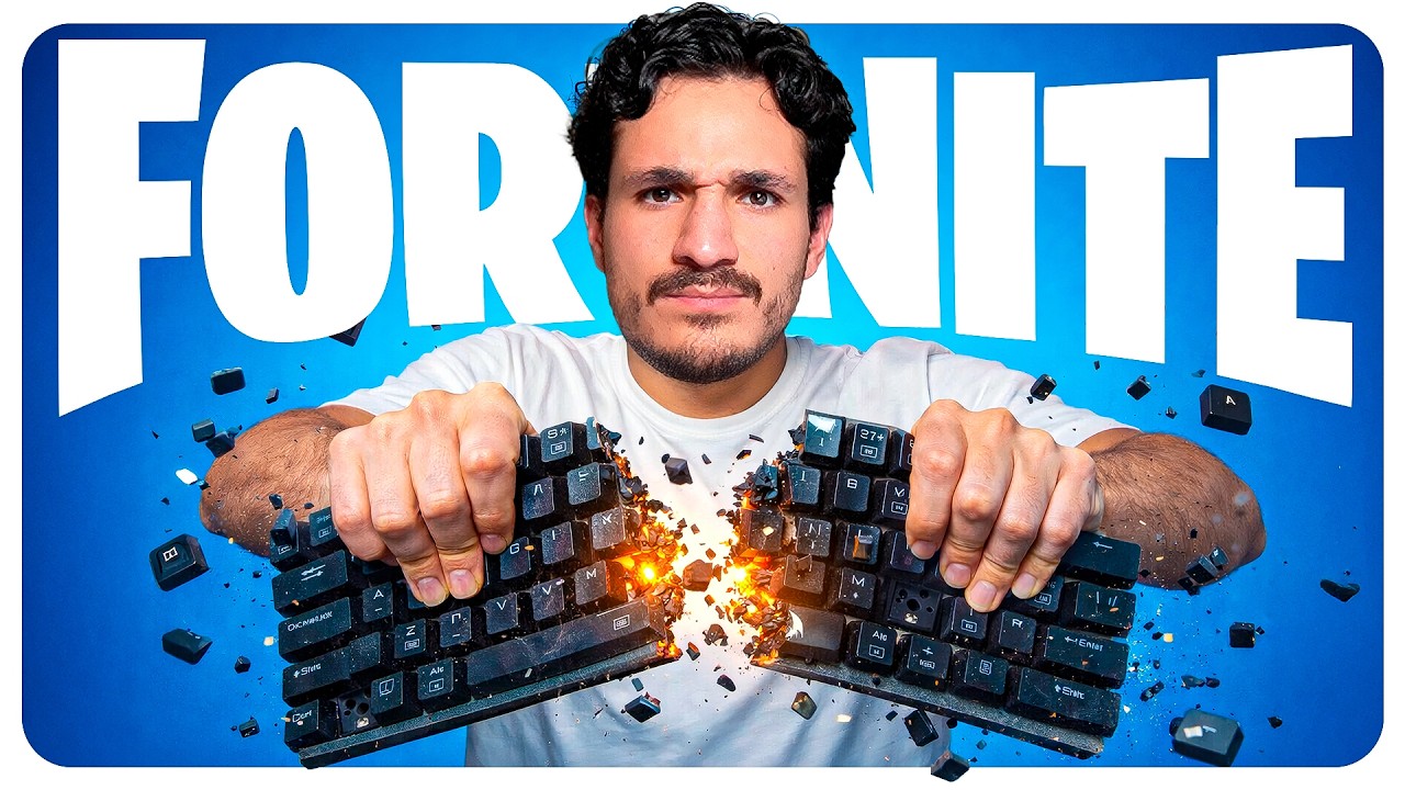 Me Pas&eacute; a Teclado por 100 HORAS en Fortnite
