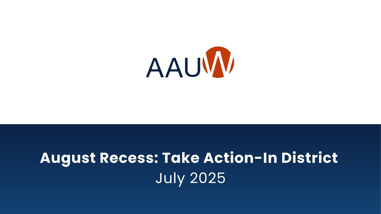 August Recess: Take Action-In District