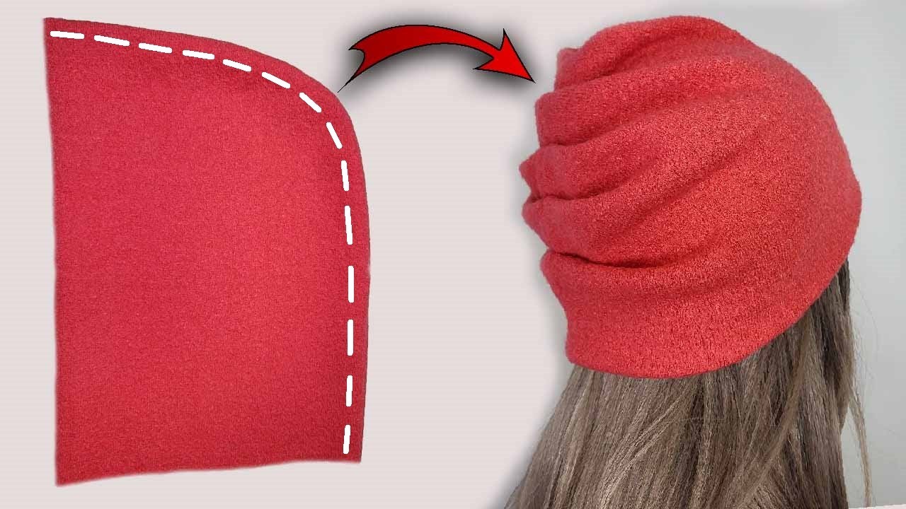 ✅DIY|Сшейте эту шапку за 5 минут|Продавайте, чтобы заработать деньги самым простым способом