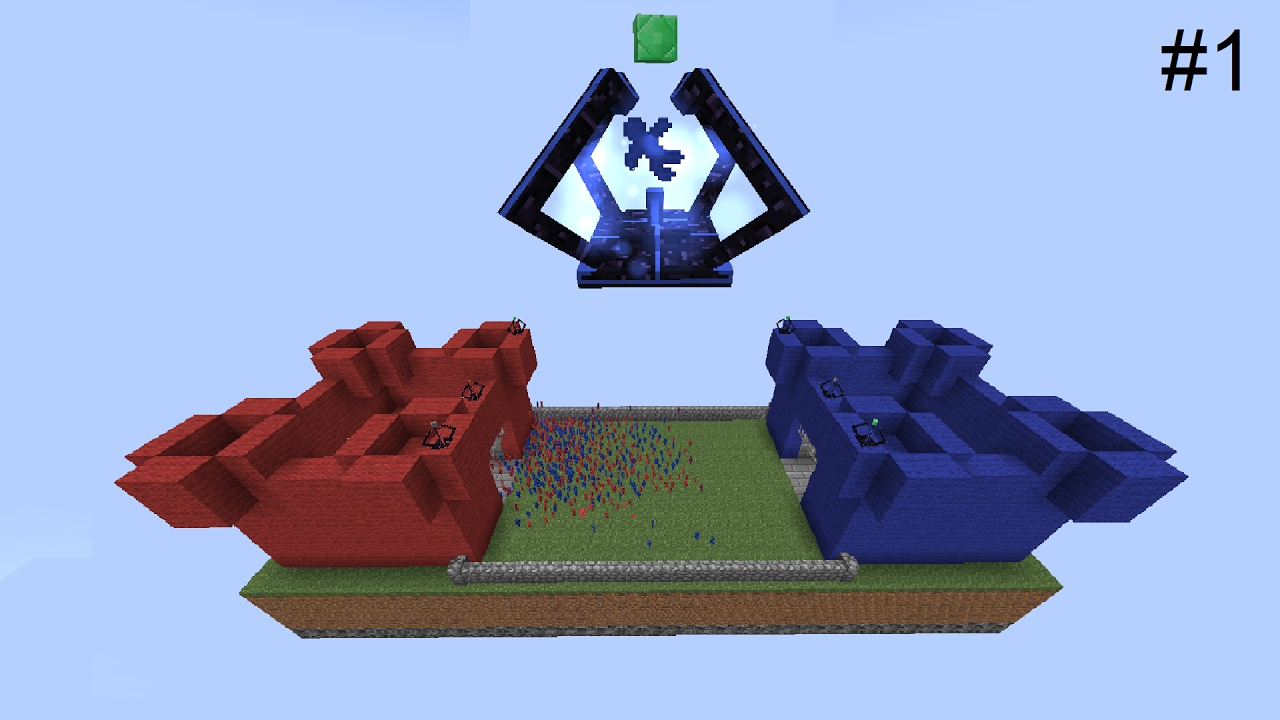Minecraft CLAY SOLDIERS NEXUS BATTLE! • Part 1