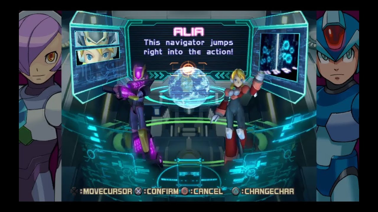 Mega Man X Legacy Collection 2 [Mega Man X8 New Game + - Ultimate Armor X & Alia Only Run]