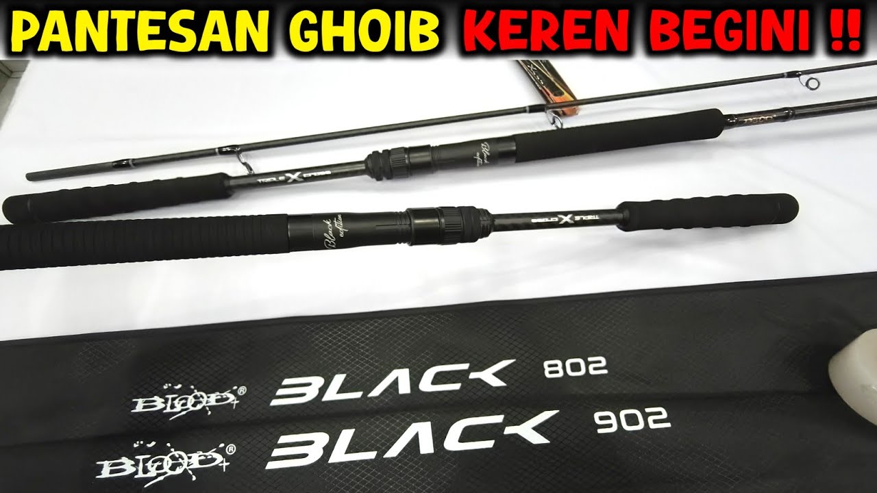 SUDAH READY !! JORAN BLOOD BLACK EDITION , Joran shore jigging dan popping