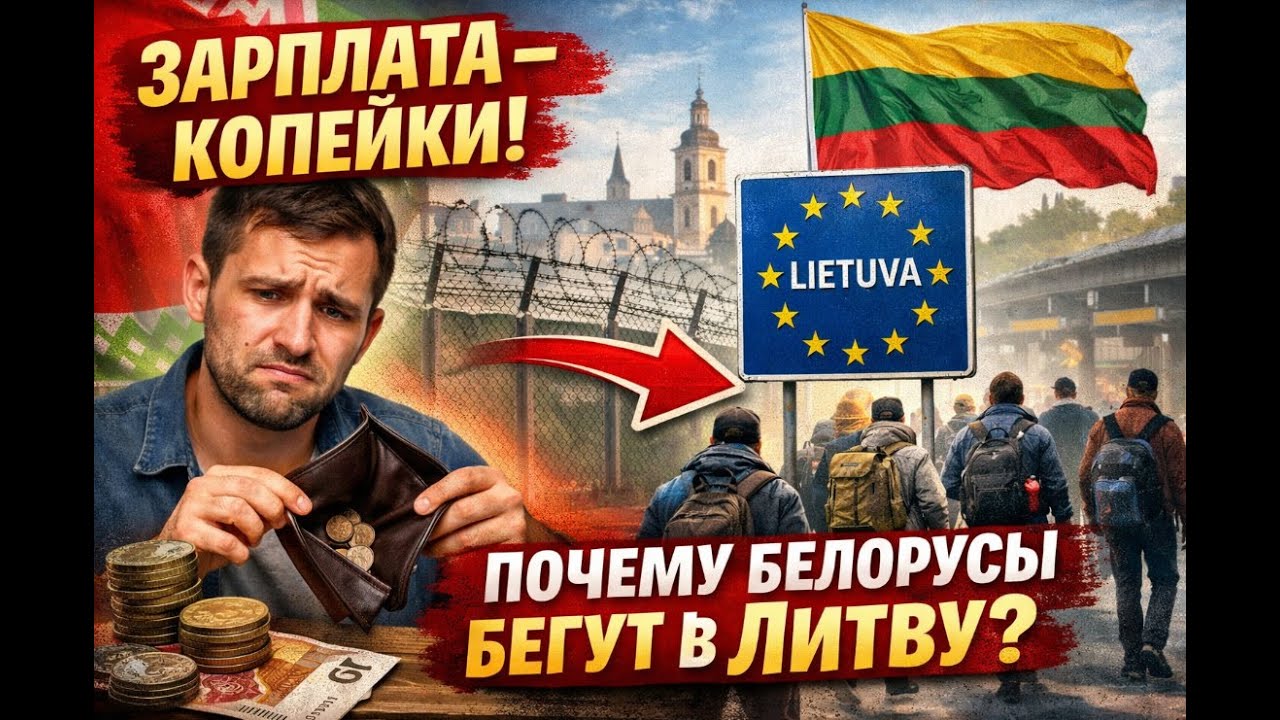 Зарплата — копейки! Почему белорусы бегут в Литву?