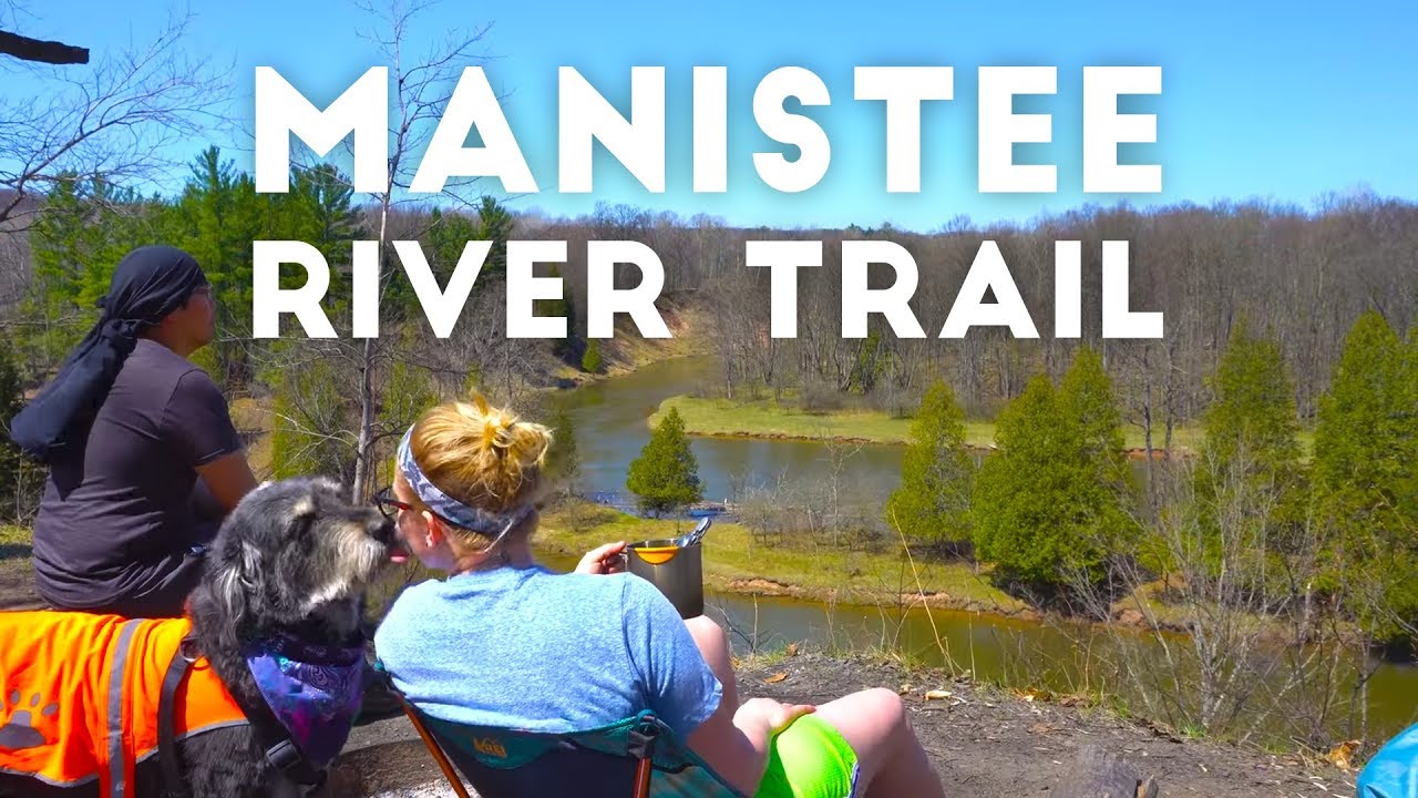 Manistee River in 4K | Hammock Camping and Hiking Manistee River Trail in Michigan