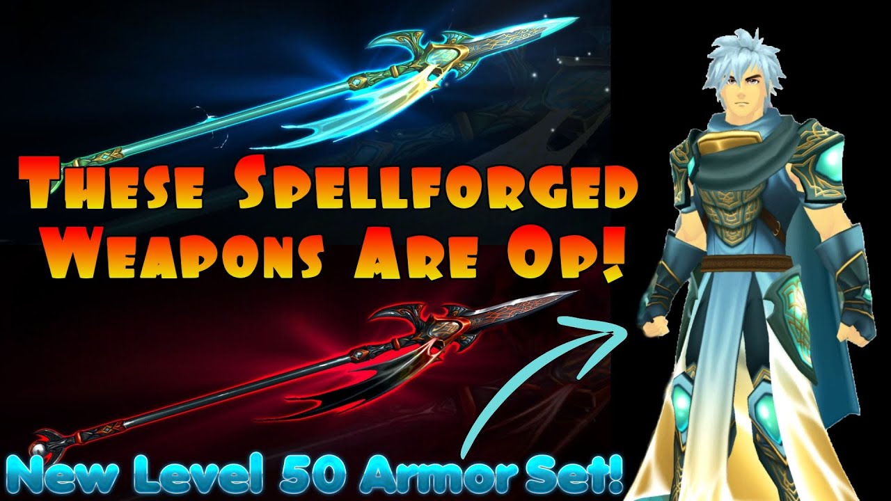 New OP Spellforged Weapons! AMAZING Map With Story & SECRETS?! AdventureQuest 3D