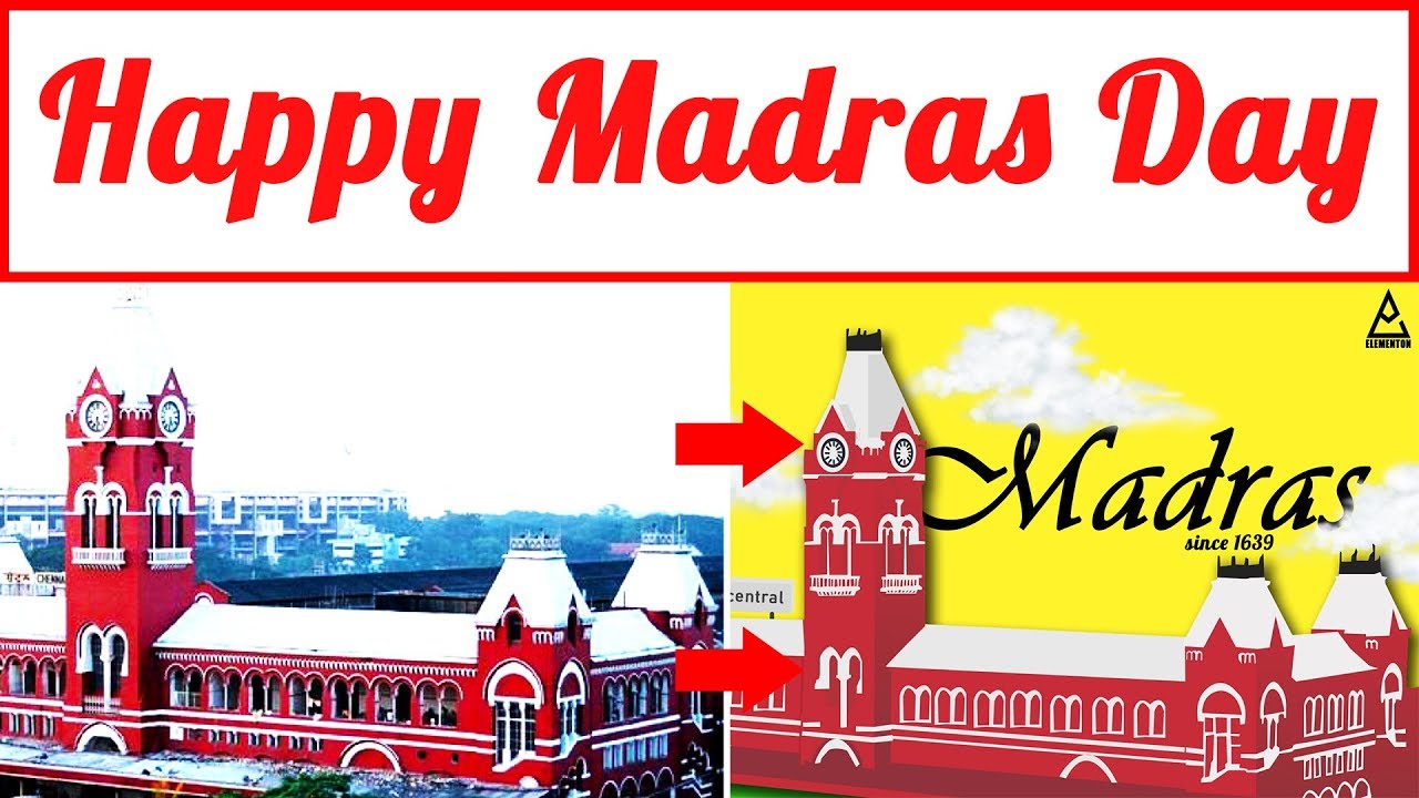 Happy Madras Day - Digital speed art | Elementon