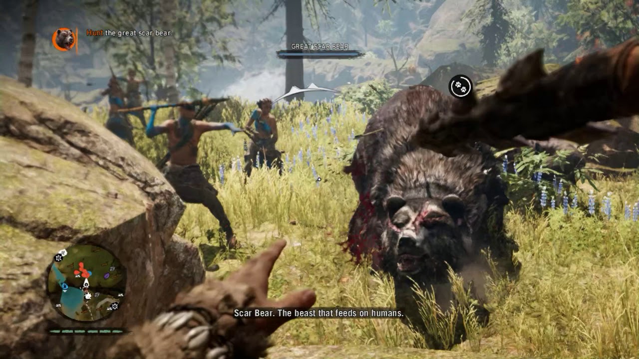 Great Scar Bear Hunt : Far Cry Primal walkthroughs or gameplay