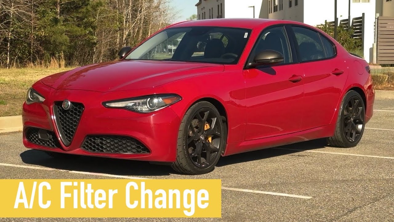 Замена салонного фильтра кондиционера Alfa Romeo Giulia