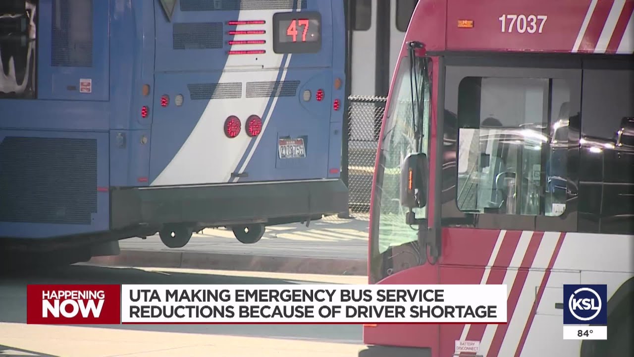 UTA cutting back bus routes due to short-staffing