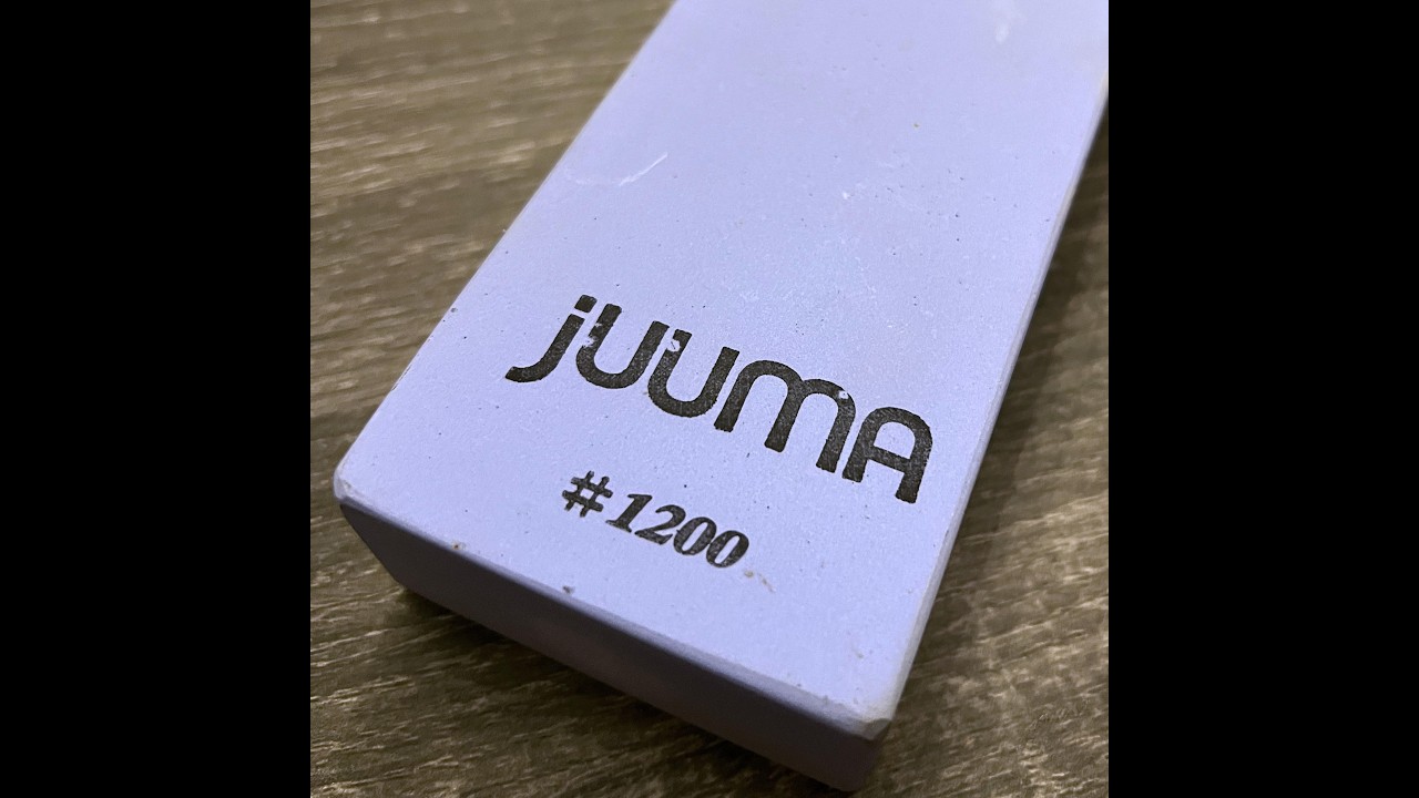 Knife Sharpening - Juuma Cobalt Blue 1200 grit sharpening stone