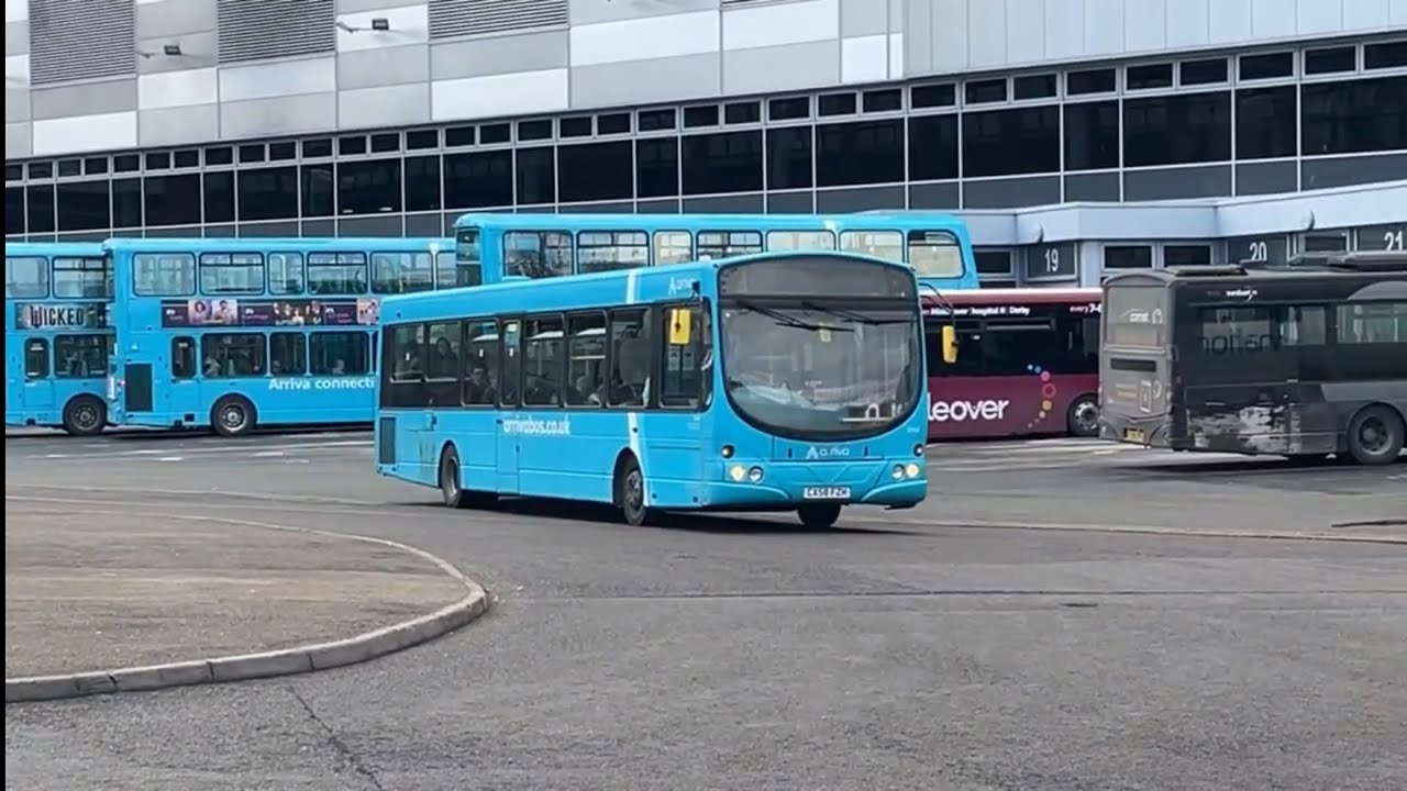 Buses at Derby Bus Station - Thursday 13th March 2025