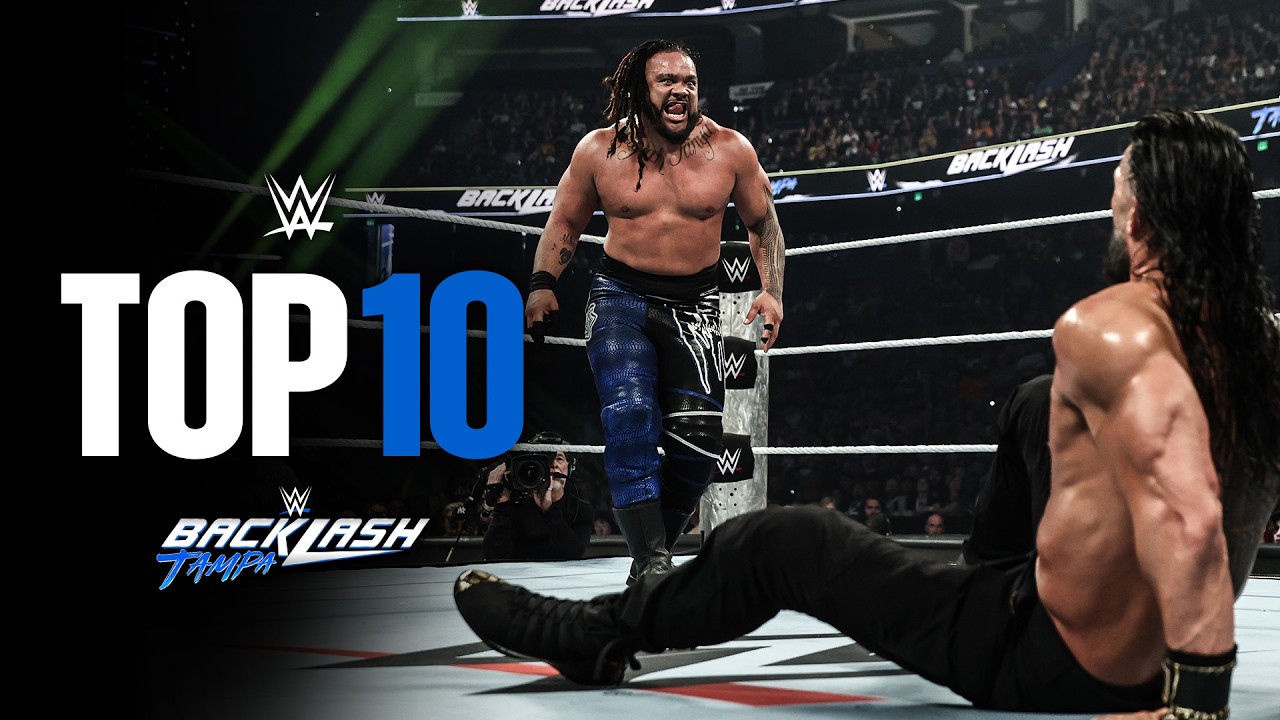 Лучшие моменты Backlash 2026: Топ-10 от WWE, 9 мая 2026 года