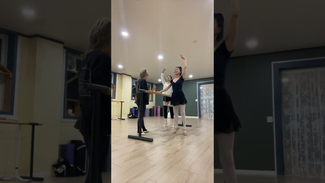중년 건강 중년 발레 중급