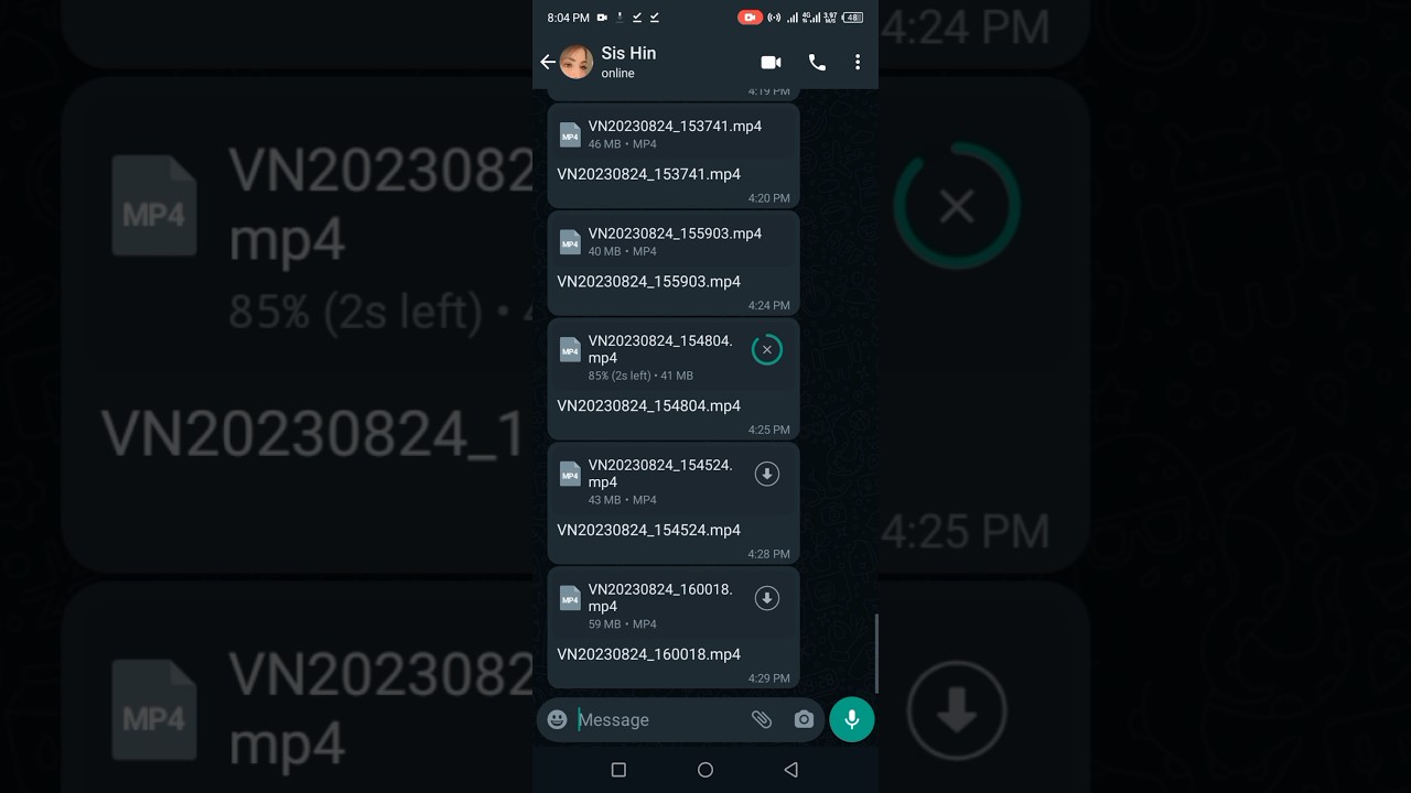 How to download document video from whatsapp in android | Whatsapp guide #shorts