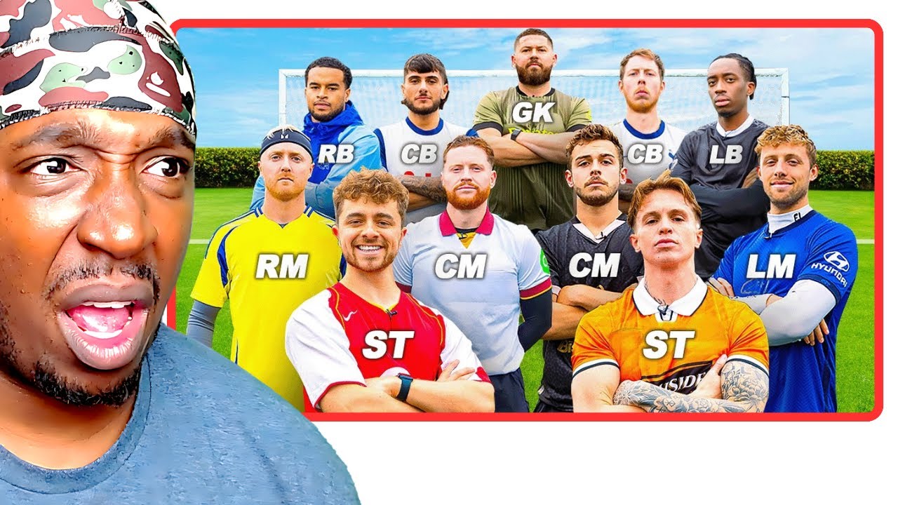 1 Footballer from Every Position Competes for £10,000 (REACTION)