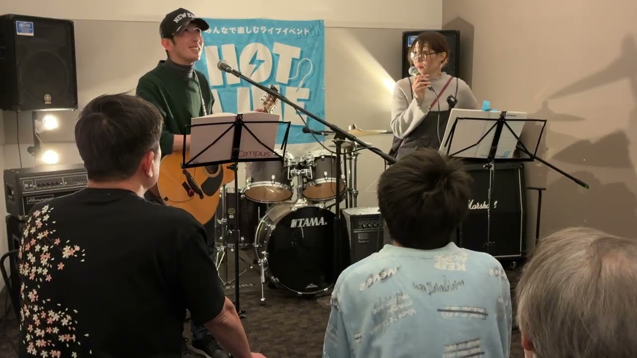【島村楽器HOT LINE2/15ライブ】    pick オリジナル/1.白い風船🎈🤍2.よいではないか🍷3.パスタ🍝