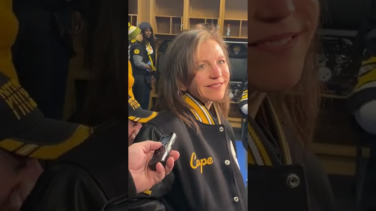 Myron Cope's daughter Elizabeth Steelers Hall of Honor 11/13/22 Part 2