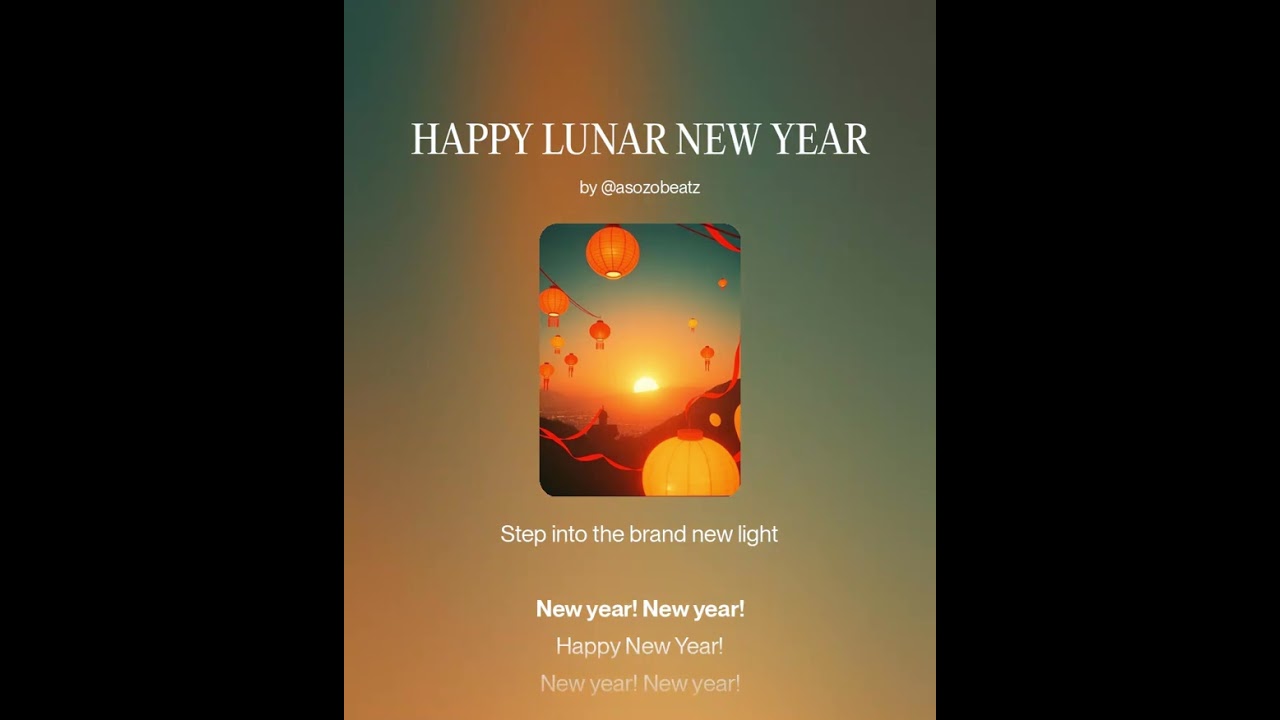HAPPY LUNAR NEW YEAR 🧧 | Viral New Year Festival Song #chinesenewyear #chinese #sozo #happynewyear