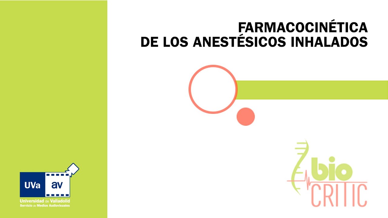 FARMACOCINÉTICA DE ANESTÉSICOS INHALADOS