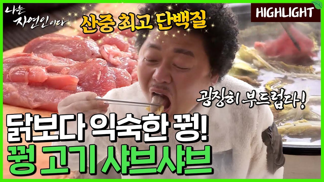 닭고기보단 꿩고기가 익숙하다! 산속 셰프의 야생 샤브샤브｜자연인 하이라이트 431회