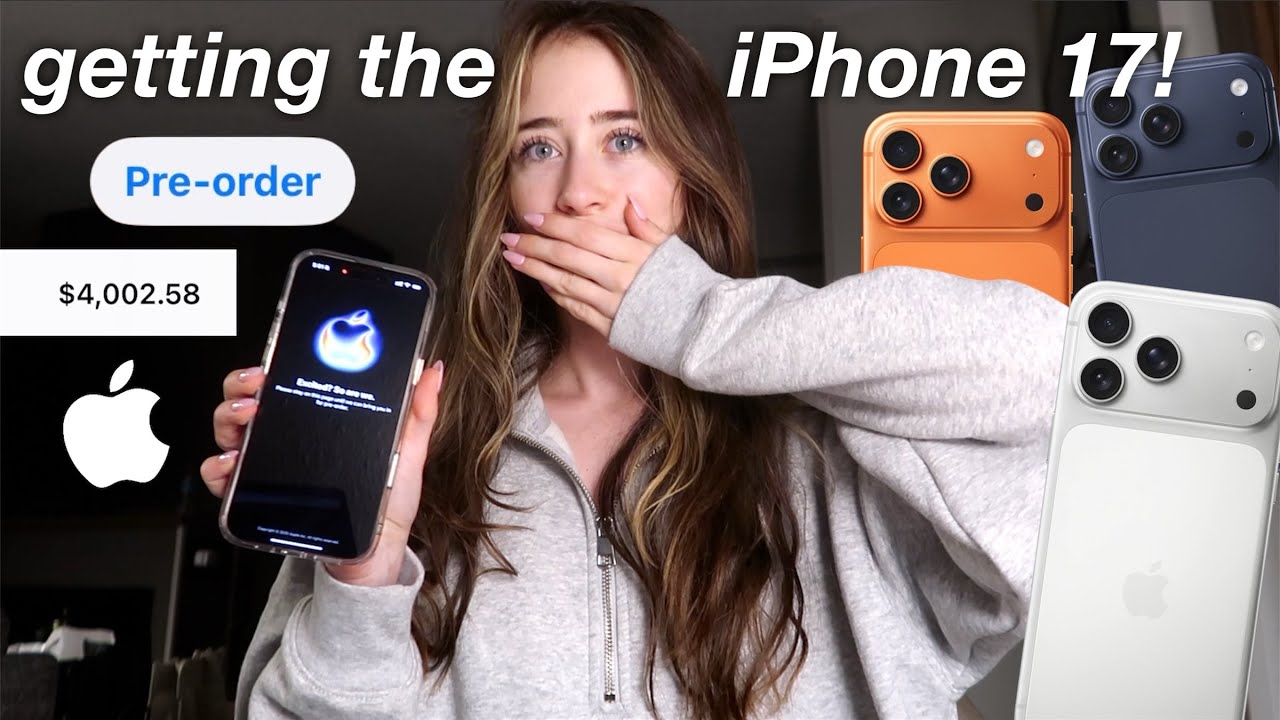 Getting the New iPhone 17 Pro/Pro Max | Apple Pre-Order vlog *at 5am*