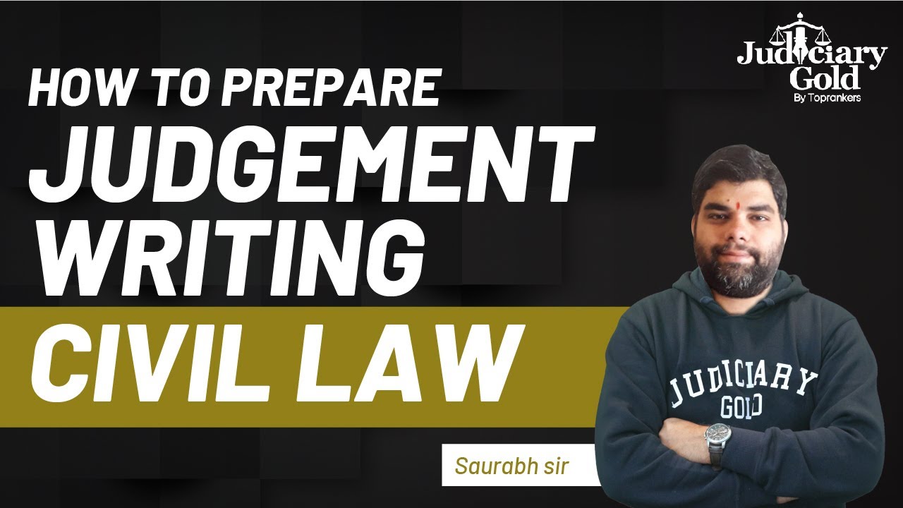 Judgement Writing Preparation for Civil LAW | Tips, and Tricks for MPCJ Judgement Writing