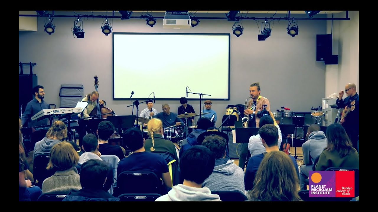 Philipp Gerschlauer and Jack DeJohnette at Berklee College of Music with Mikrojazz