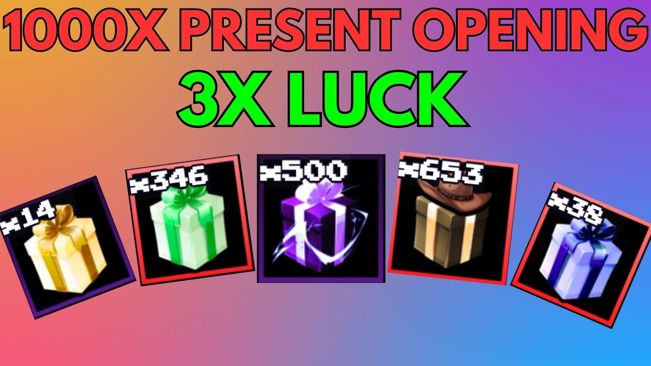 I GOT AN APEX! INSANE 1000X PRESENT OPENING 3X LUCK - Five Nights TD Event (Roblox)